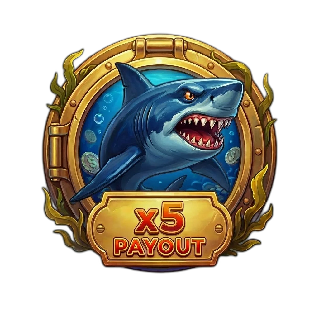 Razor Shark Blue Shark premium symbol paying up to 5x stake