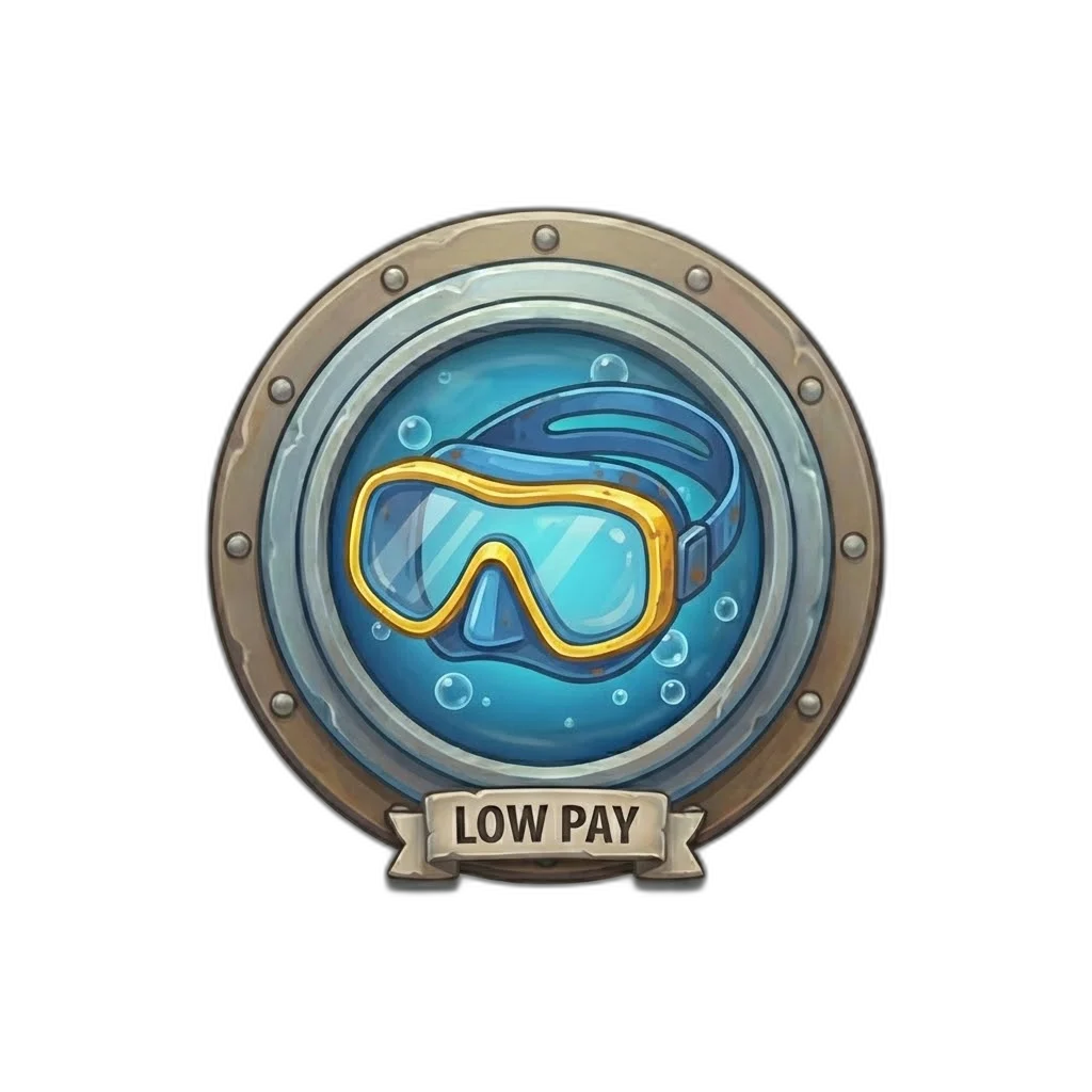 Razor Shark Diving Mask low-value symbol