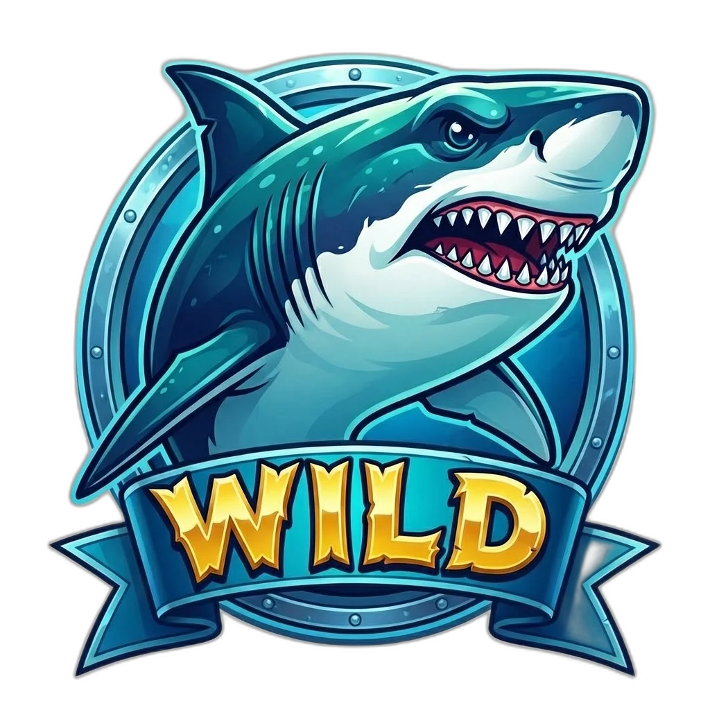 Razor Shark Great White Shark Wild symbol — highest value, substitutes all except Scatter